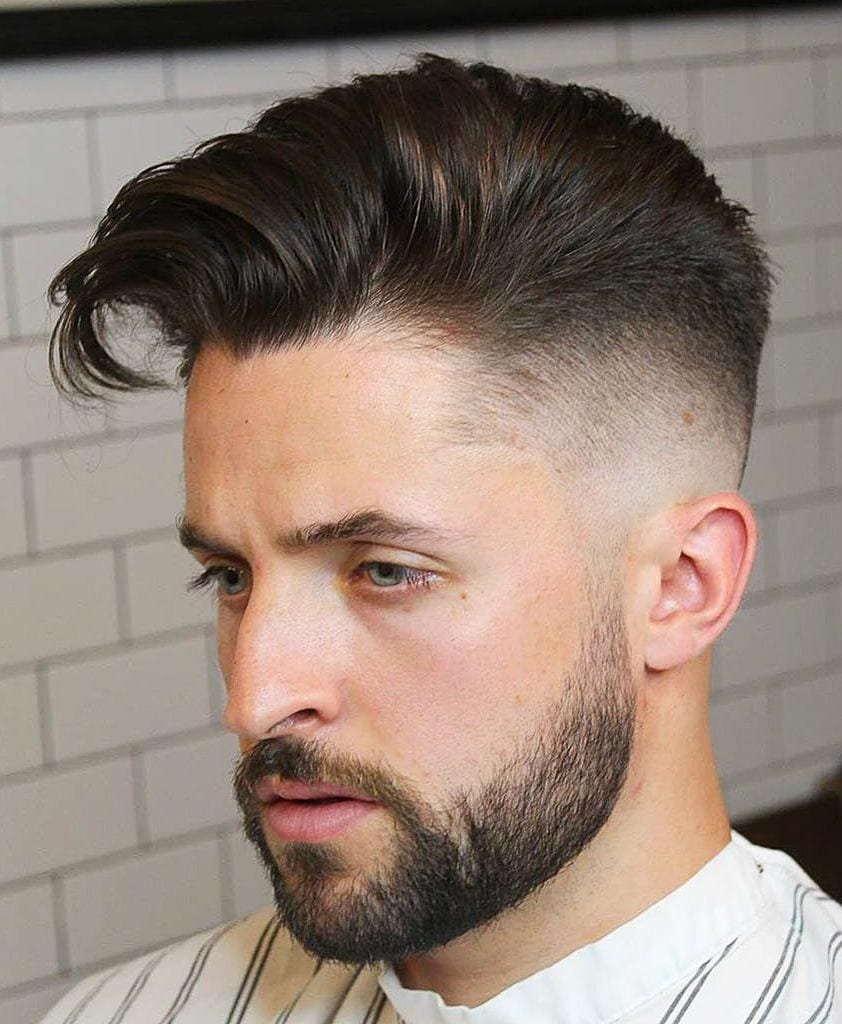 Sides cut short mens hairstyle