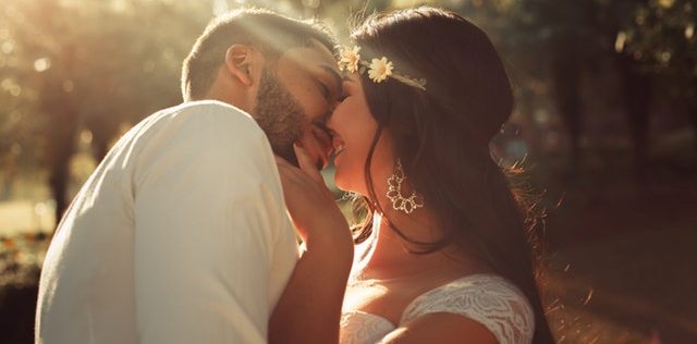 Groom and bride