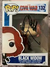 Scarlet Johansson Signed Marvel Bobbleheads