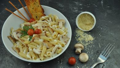 Pasta in a bowl