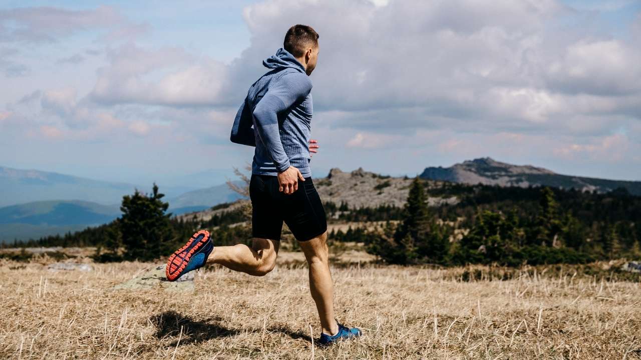 A guy running