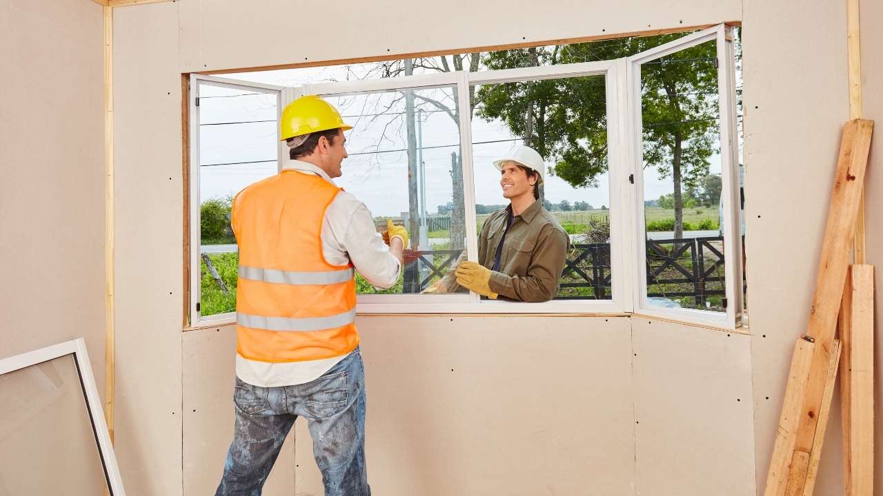 Guys Installing New Windows