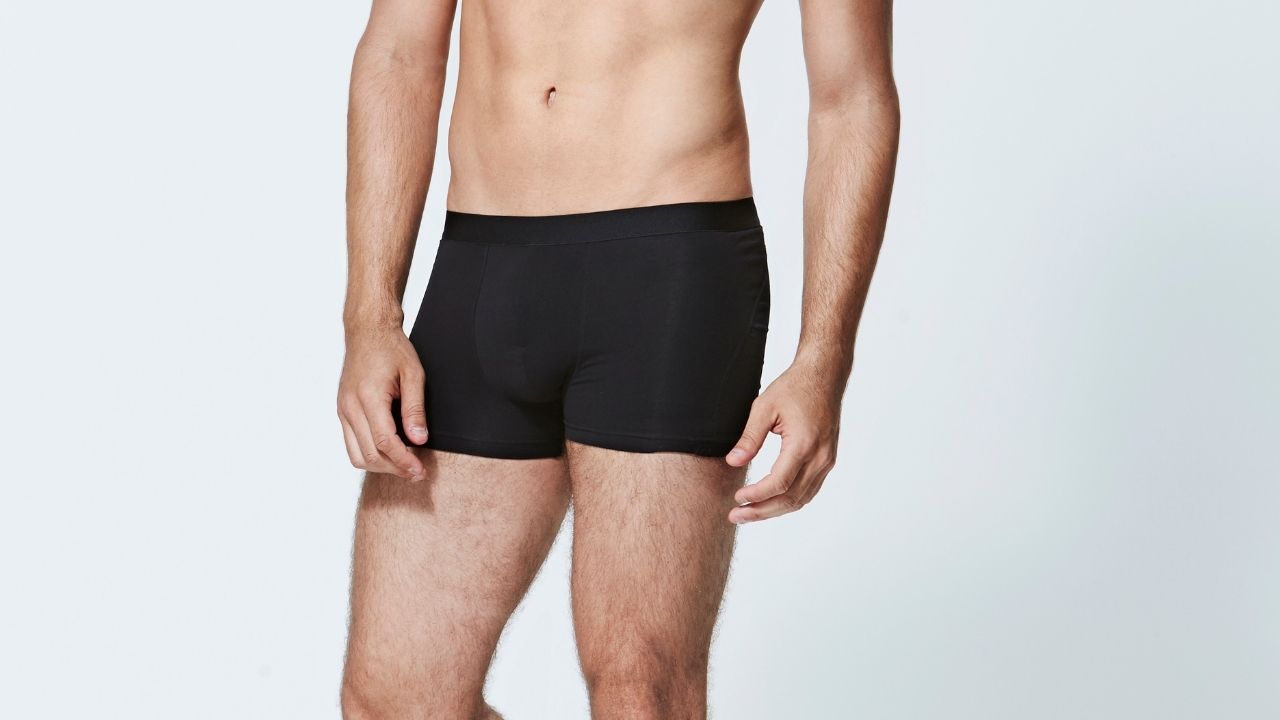 guy with sports underwear