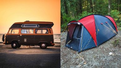 Campervan Vs Tent Camp