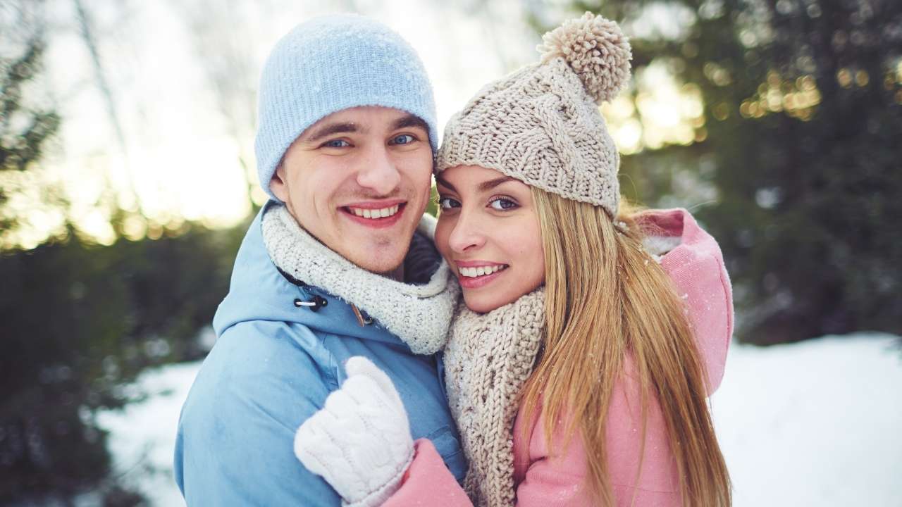 couple in winter