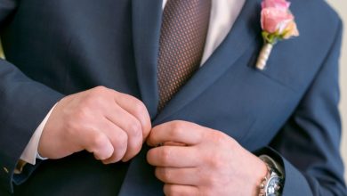 Guy in suit attending a wedding