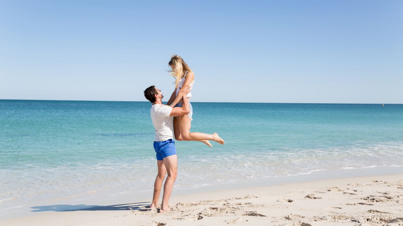 couple at beach