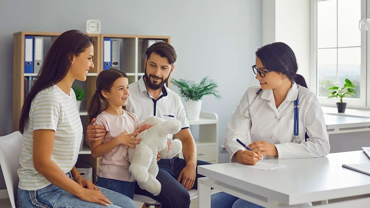 Family doctor checkup