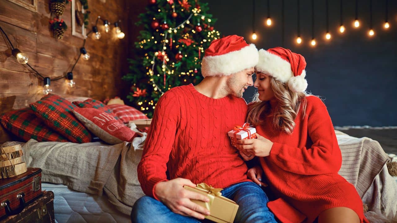 Christmas couple