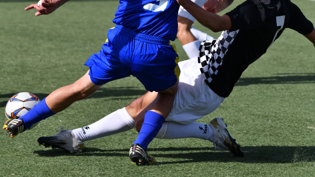 man playing Football