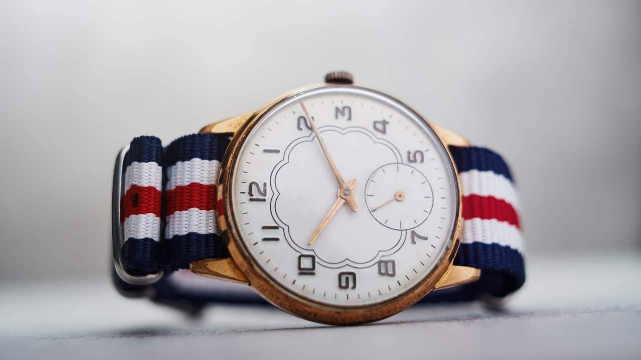 NATO strap watch