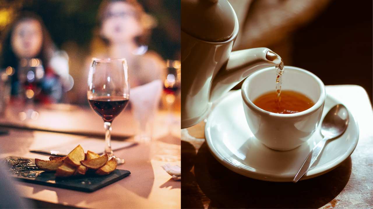 tea and wine 