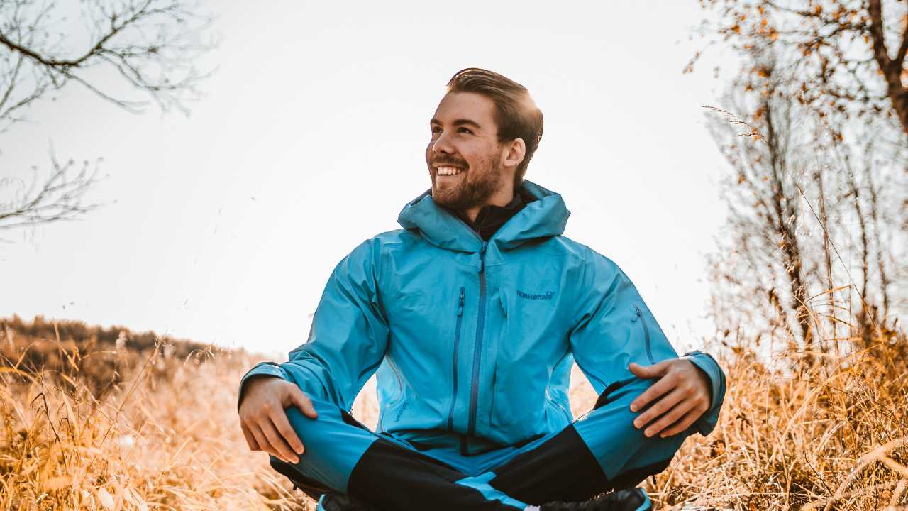 guy sitting outdoors