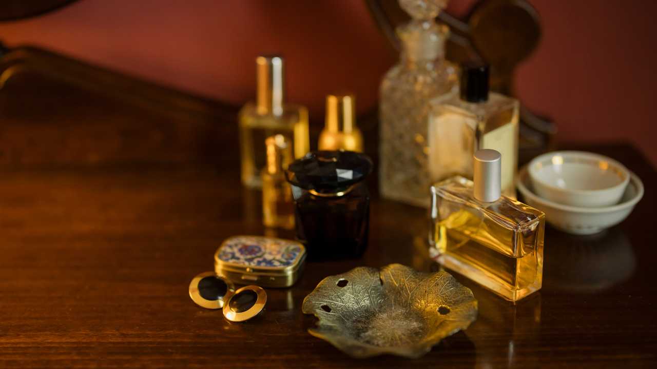 perfume bottles