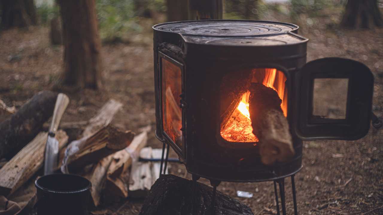 Firewood Stove outdoors