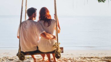 couple on Beach Holiday