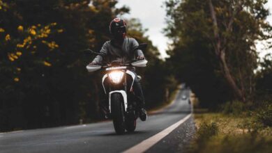 guy riding a motorcycle