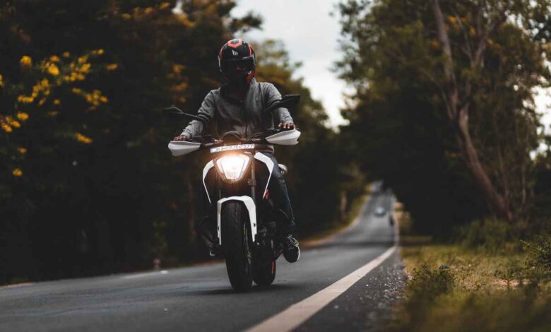 guy riding a motorcycle