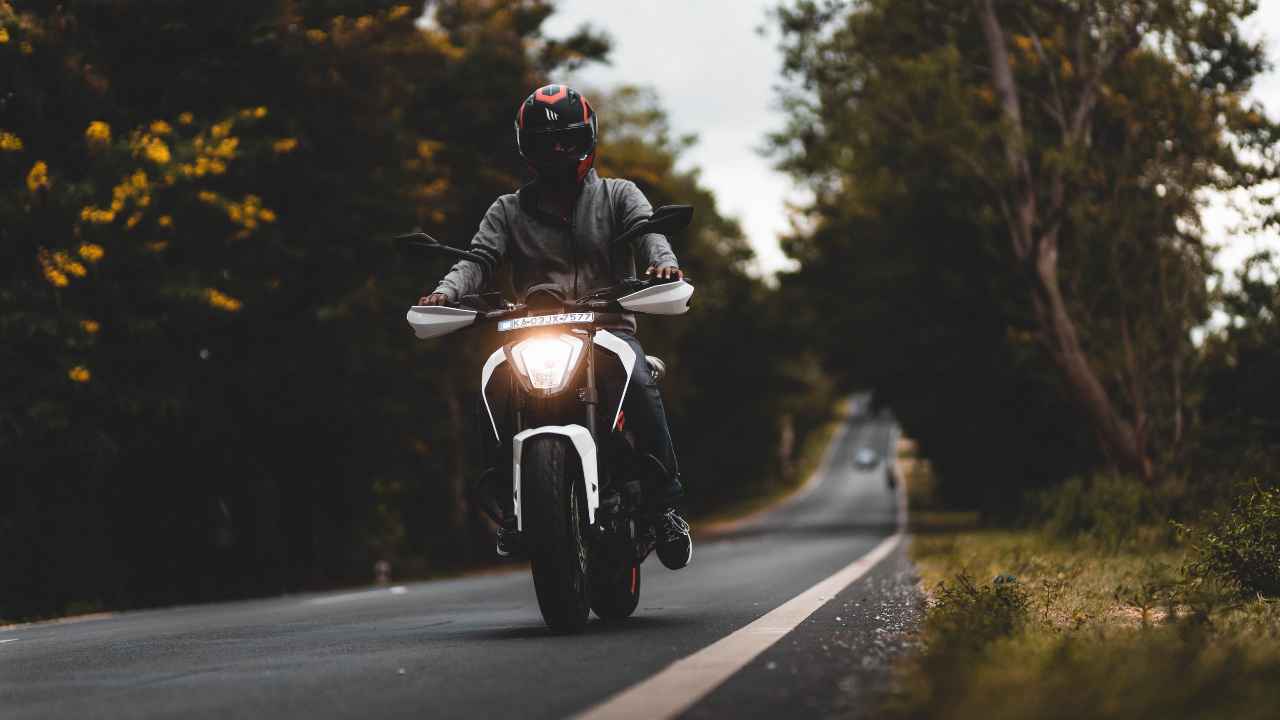 guy riding a motorcycle